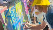 So much fun loved learning how to spray paint!